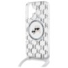 Karl Lagerfeld KLHMP16SHCKCKLCT iPhone   16 6.1 transparent hardcase IML Crossbody Monogram Karl & Choupette Head MagSafe